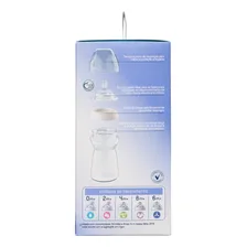 Mamadeira Step Up +6 Meses Fluxo Rápido 330ml Azul Chicco Foto mini 4