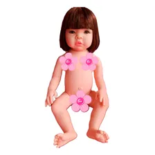 Mamãe Reborn Bebê reborn Cabelos Castanhos DUAS TROCAS Foto mini  3