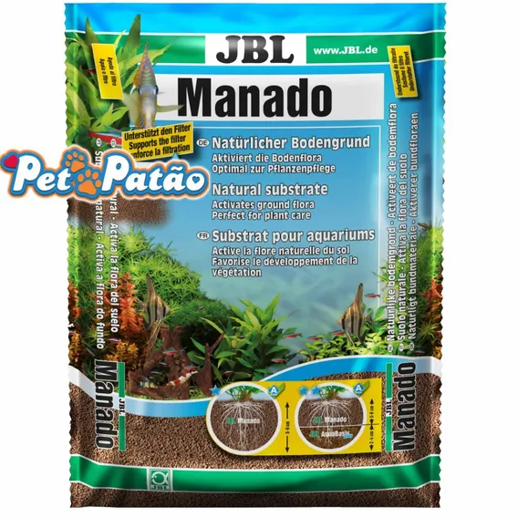Manado Jbl Substrato Fertil 5 Litros P/ Aquarios C/ Foto 1