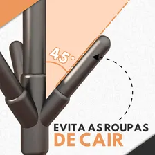 Mancebo Cabideiro Organizador Chão Casaco Bolsa Chapéu Arara Cor Branco Foto mini 4