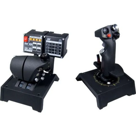 Manche Joystick Logitech Saitek X65f R20-scb44042 Cor Preto Foto 1