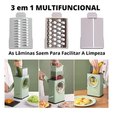 Mandolin Ralador Fatiador Legumes Queijo 3 Tipos De Laminas Foto mini 4