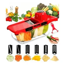 Mandoline Slicer Nicer Fatiador Cortador De Legumes 6 Em 1 Foto mini 4