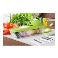 Mandoline Slicer Nicer Fatiador Cortador De Legumes 6 Em 1 Foto mini 3