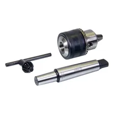 Mandril Leve C/ Chave 5/8 De 3 A 16mm + Haste Cone Morse 3 Foto mini 4