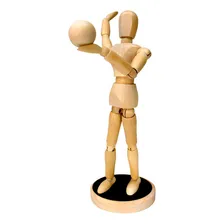 Manequim Articulado Magnético 20cm Sfm075 Cor Marrom-claro Foto mini  2