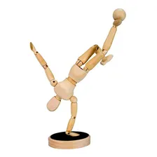 Manequim Articulado Magnético 20cm Sfm075 Cor Marrom-claro Foto mini 4