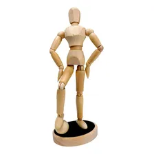 Manequim Articulado Magnético 30cm Sfm076 Cor Marrom-claro Foto mini 4