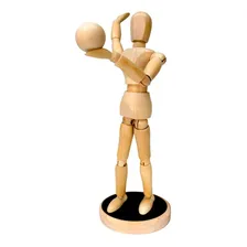 Manequim Articulado Magnético 30cm Sfm076 Cor Marrom-claro Foto mini  3