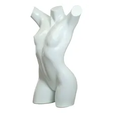 Manequim Busto Expositor Para Roupas De Banho Vitrine Lojas Cor Branco Foto mini 2