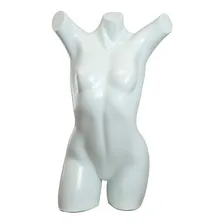 Manequim Busto Expositor Para Roupas De Banho Vitrine Lojas Cor Branco Foto mini 1