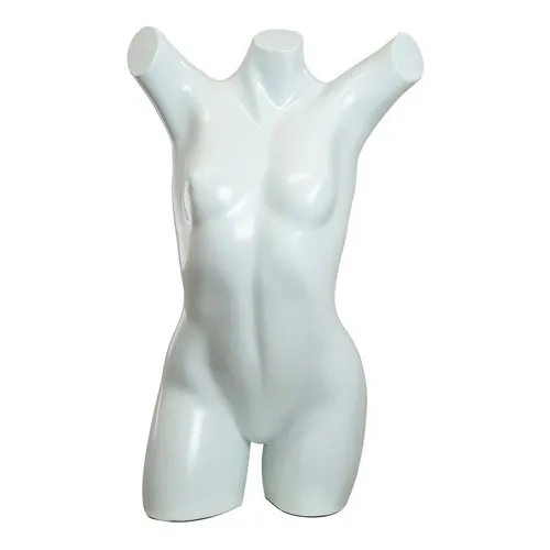 Manequim Busto Expositor Para Roupas De Banho Vitrine Lojas Cor Branco Foto 1