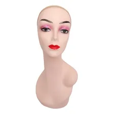 Manequim Cabeça E Busto Para Perucas E Customização Foto mini 1