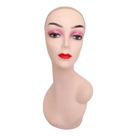 Manequim Cabeça E Busto Para Perucas E Customização Foto 1
