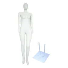 Manequim Feminino Cabeça De Ovo 03 Braços Com Pose P/ Loja Foto mini  2