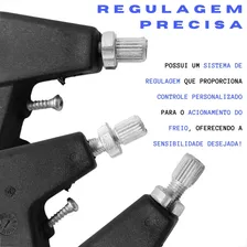 Manete Bike Nylon Macaneta Vbrake Nylon Com Regulagem Foto mini 4