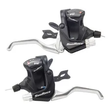 Manete Trocador Marcha Trigger M400 Sunrace 3x8v 24v Pa Bike Foto mini 1