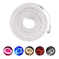 Mangueira 5m Fita Led Neon 12v + Fonte 5a Azul Foto  mini 1