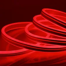 Mangueira 5m Fita Led Neon 12v + Fonte 5a Vermelho Foto mini 4