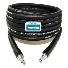 Mangueira Aço Lavadora Alta Pressão Makita Hw102 05mtrs. Foto mini 2