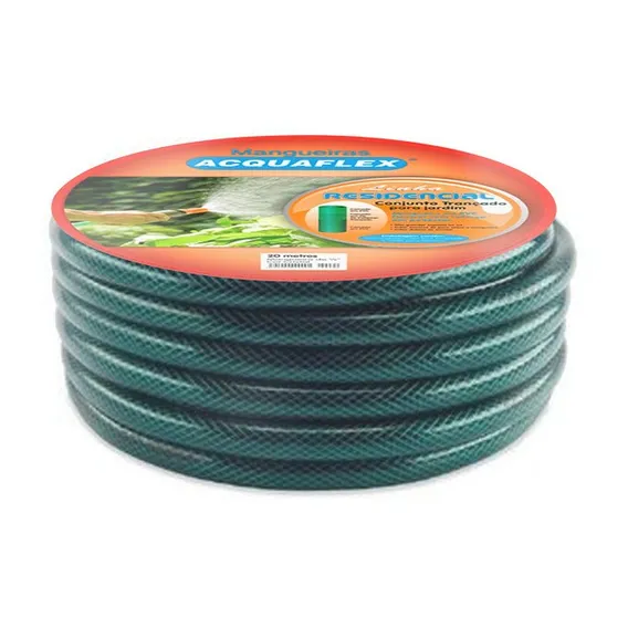 Mangueira Acquaflex Para Jardim Trançada Verde Com 15 Metros Foto 1
