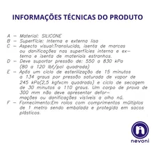 Mangueira De Silicone Para Bomba Vácuo Nevoni 5005 Foto mini 3