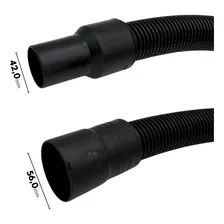 Mangueira De Sucção Preta 3m Para Aspirador Wap Gtw Inox 70 Duo Fw006818 Foto mini  3