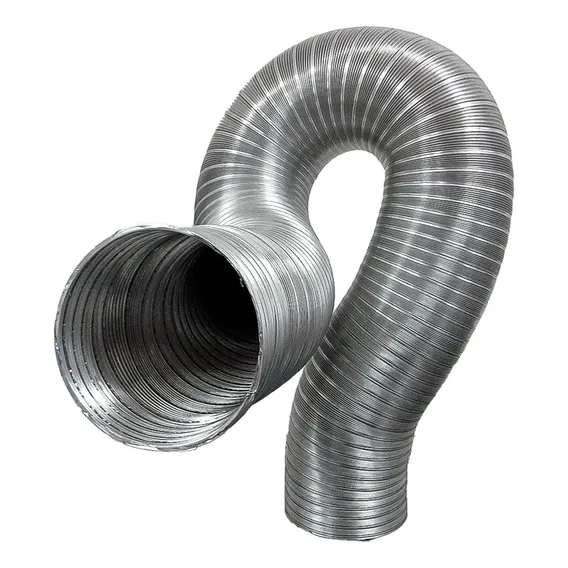 Mangueira Duto FlexĂvel Exaustor AlumĂnio Gás 150mm - 5 Mt Foto 1