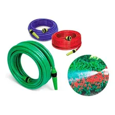 Mangueira Engate Esguicho Quintal 30m Pvc Flexível Duocolor Foto mini 1