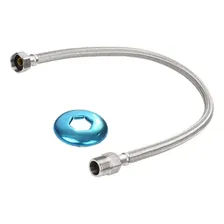 Mangueira Engate Flexível Alta Pressão Aço Inox 30cm Foto mini  2