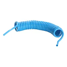 Mangueira Espiral Pu Azul 8mm X 3,5 Metros P/ Ar Comprimido Foto mini 1