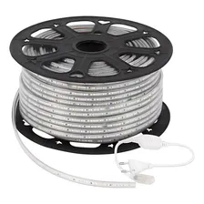 Mangueira Fita De Led Chata Rolo 40 Metros 4 Conectores Luz Branco-frio Tensão De Operação 220v Athlanta 5050 Foto  mini 1