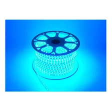 Mangueira Fita Led Chata 10 Metros 60smd/m 5050 Ip67 Azul Claro 127/220v Foto mini  3