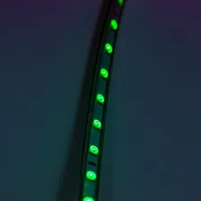 Mangueira Fita Led Chata 100 Metros 2 Conectores 110v -5050 Luz Verde 127v Foto mini  3