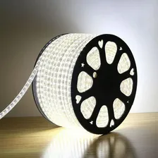 Mangueira Fita Led Chata 5050 Rolo 100m Branco Frio Bivolt Luz Branco-frio 127v Foto mini 2