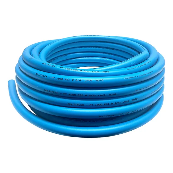 Mangueira Lava Auto 3/4 - Azul 1000 Psi - 20 Metros Foto 1