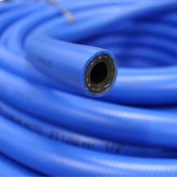 Mangueira Lava Jato Carro Auto 1/2 1200psi Pvc Azul 50 Mts Foto 1