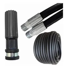 Mangueira Lava Jato Ibirá 2500 Psi Pressão 20m Esguicho 2.2 Cor Preto Foto  mini 1