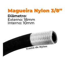 Mangueira Lava Jato Preta 3/8-2500psi C/50metros + Esguicho Foto mini 2