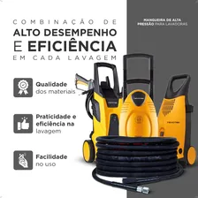 Mangueira Lavadora 5 metros Alta Pressão Compatível Wap Ousada Plus 2200 Resistente Cor Preto Foto mini  2