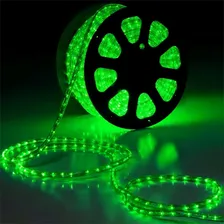 Mangueira Led 10 Metros Com Conector De Pisca Luz Verde 110v Foto mini 1
