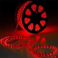 Mangueira Led 20 Metros 110v Vermelha Com Conector Foto mini 2