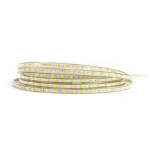Mangueira Led 5050 Chata 10m Branco Quente Ou Frio + Fonte Luz Branco-quente 127v Foto mini  3