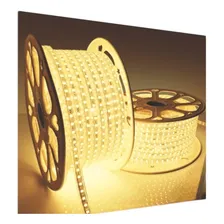 Mangueira Led Chata 100 Mts + 10 Fontes Luz Branco-quente Foto mini 1