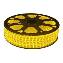 Mangueira Led Chata 100 Mts + 10 Fontes Luz Branco-quente Foto mini 3