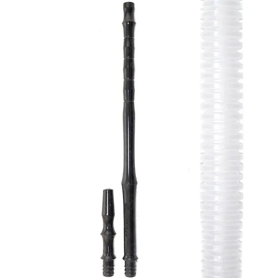 Mangueira Narguile Lavavel Barata Black Hose - Cores Cor Preto - Refil Branco Foto 1