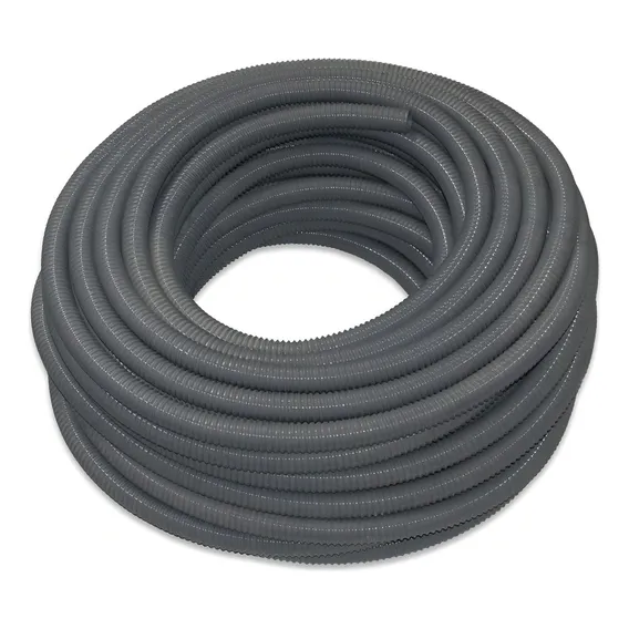 Mangueira P/ Saída Máquina De Lavar 1 - 20m Pvc Cinza Foto 1