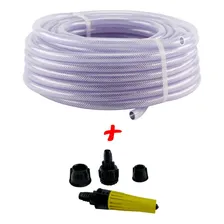 Mangueira Trançada 20m Slim Transp Engate+esguicho Forceline Foto  mini 1