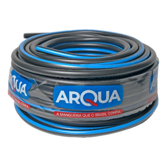 Mangueira Trançada Pneumática Pt500 Preta 5/16 X3,0mm 50m Cor Preto Foto 1