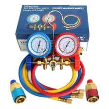 Manifold Ar Condicionado Automotivo R134a R12 R22r404 Vulkan Foto  mini 1